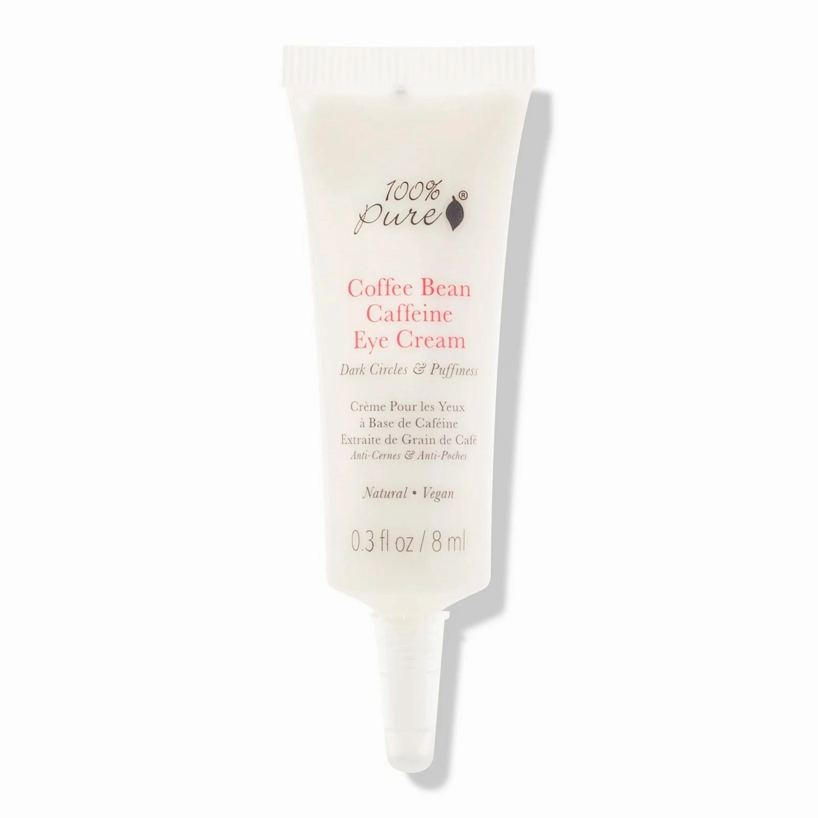 100% Pure Organic Coffee Bean Caffeine Eye Cream