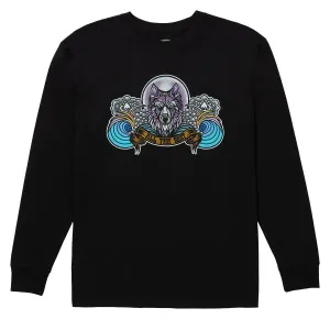 1910 HHHowler Long Sleeve T-Shirt - Vintage Black Office Equipment Health & Wellness