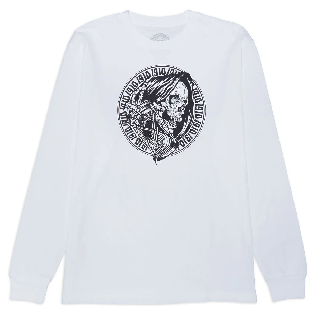1910 Times Up Long Sleeve T-Shirt - White Dresses Party Favors