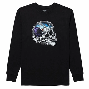 1910 In Your Head Night Long Sleeve T-Shirt - Black Trailer Parts Health Monitors