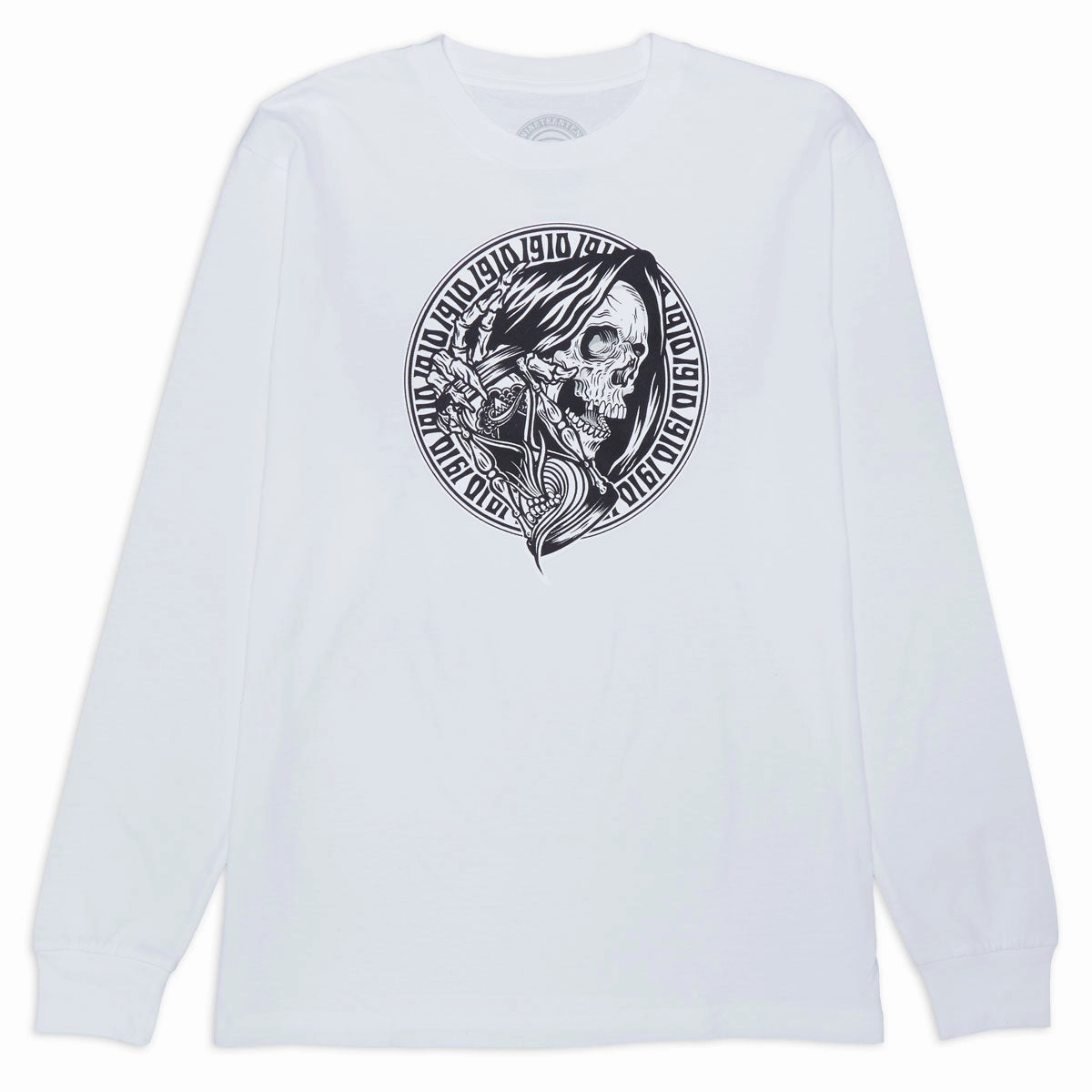 1910 Times Up Long Sleeve T-Shirt - White Dresses Party Favors
