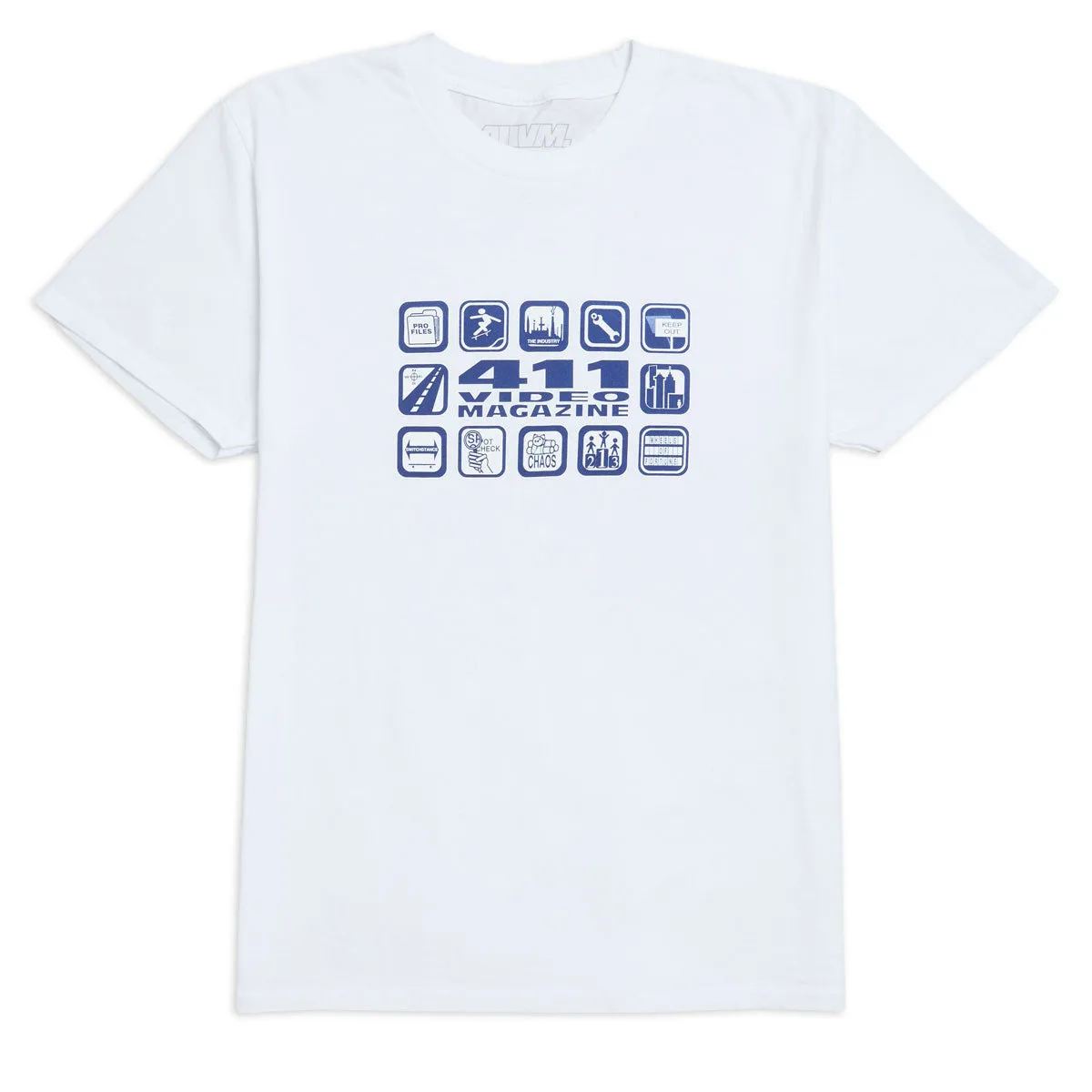 411 Icons T-Shirt - White Decorations PPE