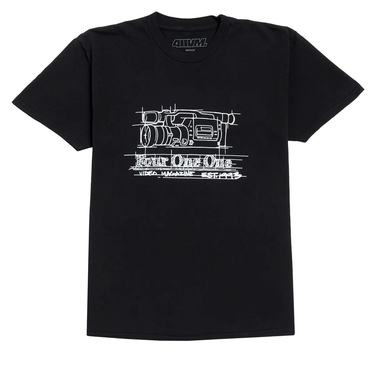 411 VX T-Shirt - Black Decorations Books