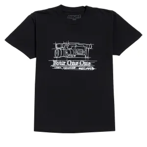 411 VX T-Shirt - Black Decorations Books