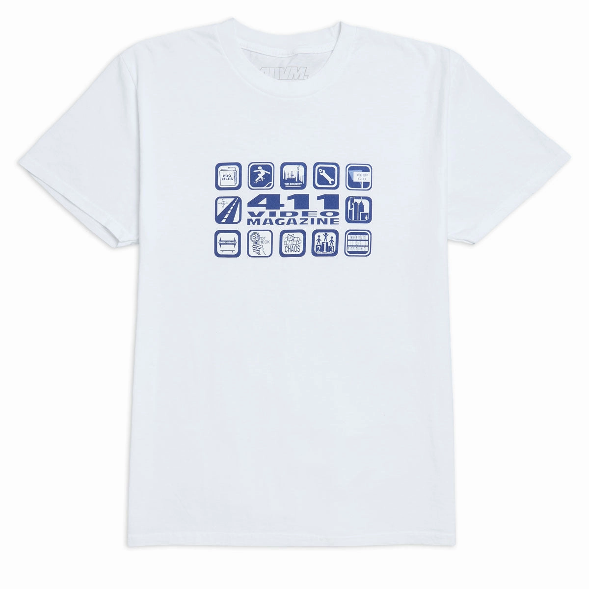 411 Icons T-Shirt - White Decorations PPE