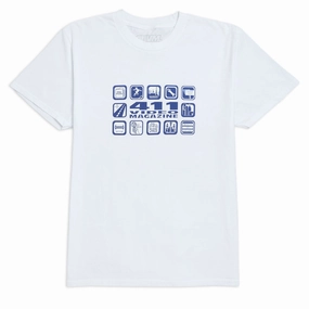 411 Icons T-Shirt - White Decorations PPE