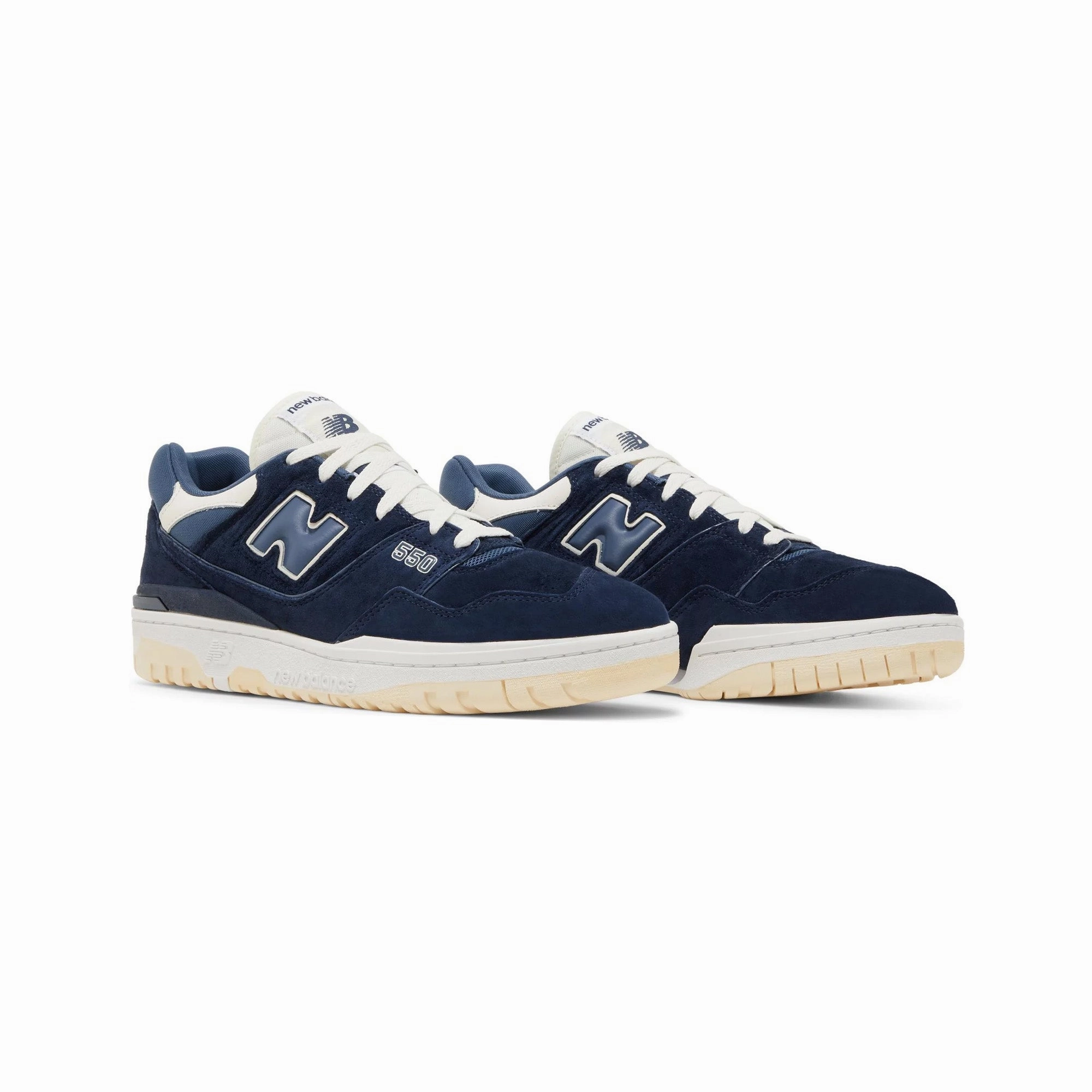 550 'Natural Indigo Suede' (2022) Iconic arch