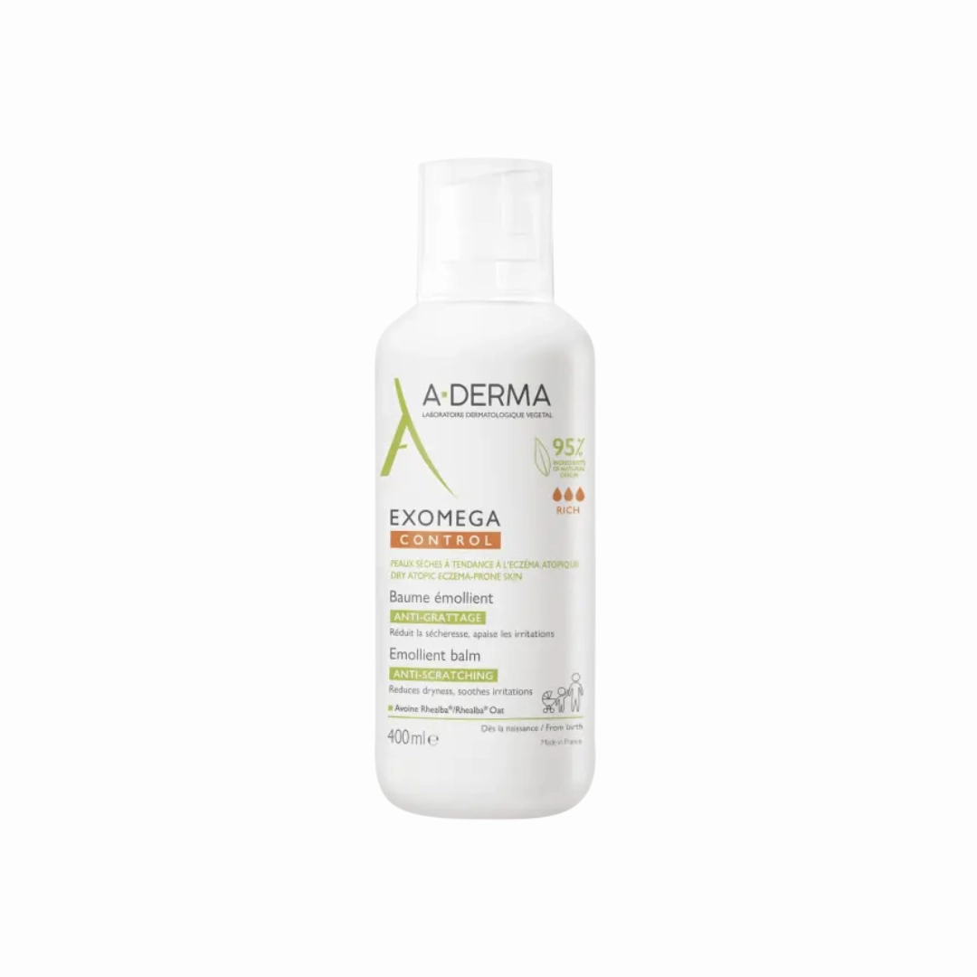 A-Derma Exomega Control Emollient Balm For Eczema Prone Skin 400ml