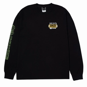 Action Figures HUF Jewelry Long Sleeve T-Shirt - Black Gift Wrapping