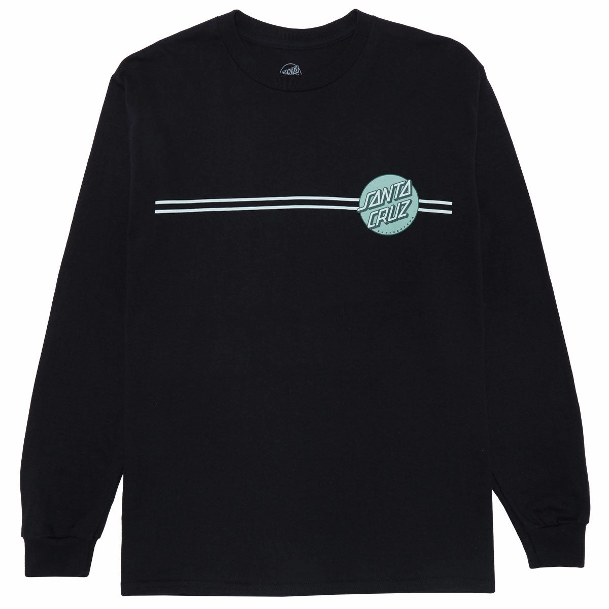 Action Figures Santa Cruz Other Dot Long Sleeve T-Shirt - Black/Tonal Green Car Parts