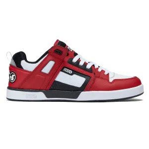 Activewear DVS Comanche LT Shoes - Red/Black/White Leather Business & Industrial