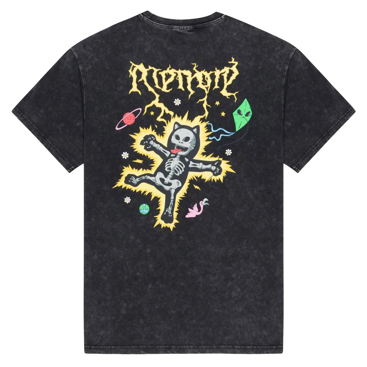 Activities RIPNDIP Electric T-Shirt - Black Wash Handmade
