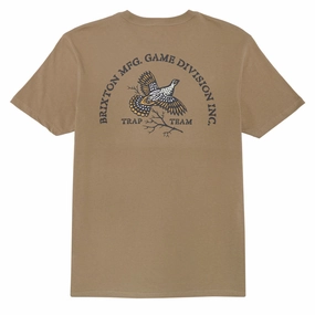 Activities Brixton Game Tailored T-Shirt - Khaki Hair Care