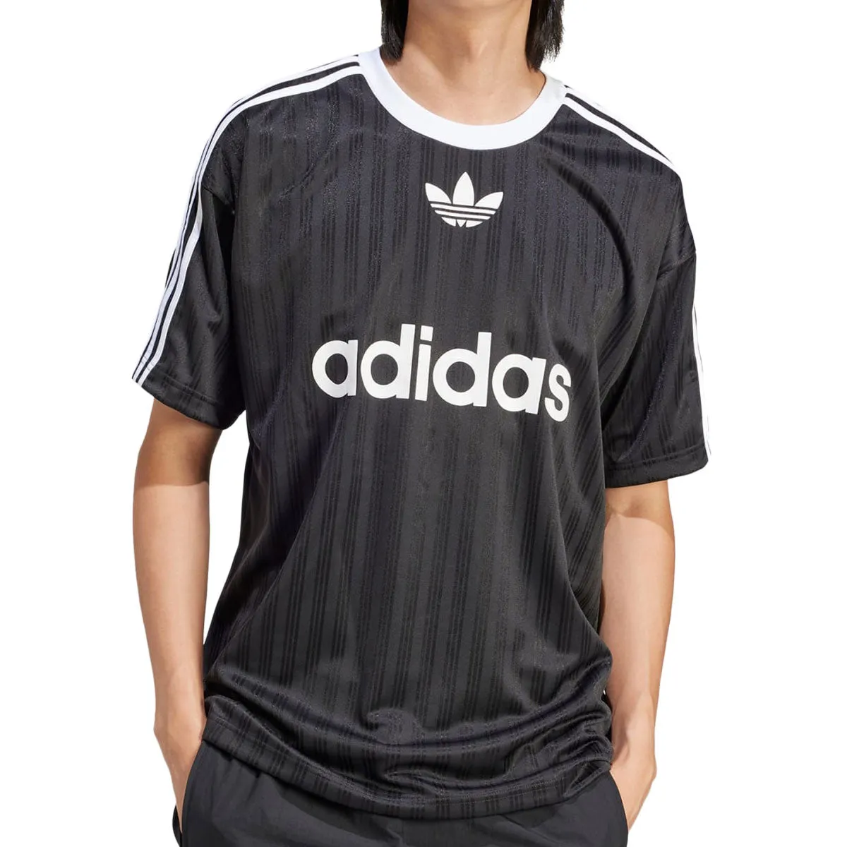 Adidas Adicolor Poly T-Shirt - Black/White CDs Bulk Orders