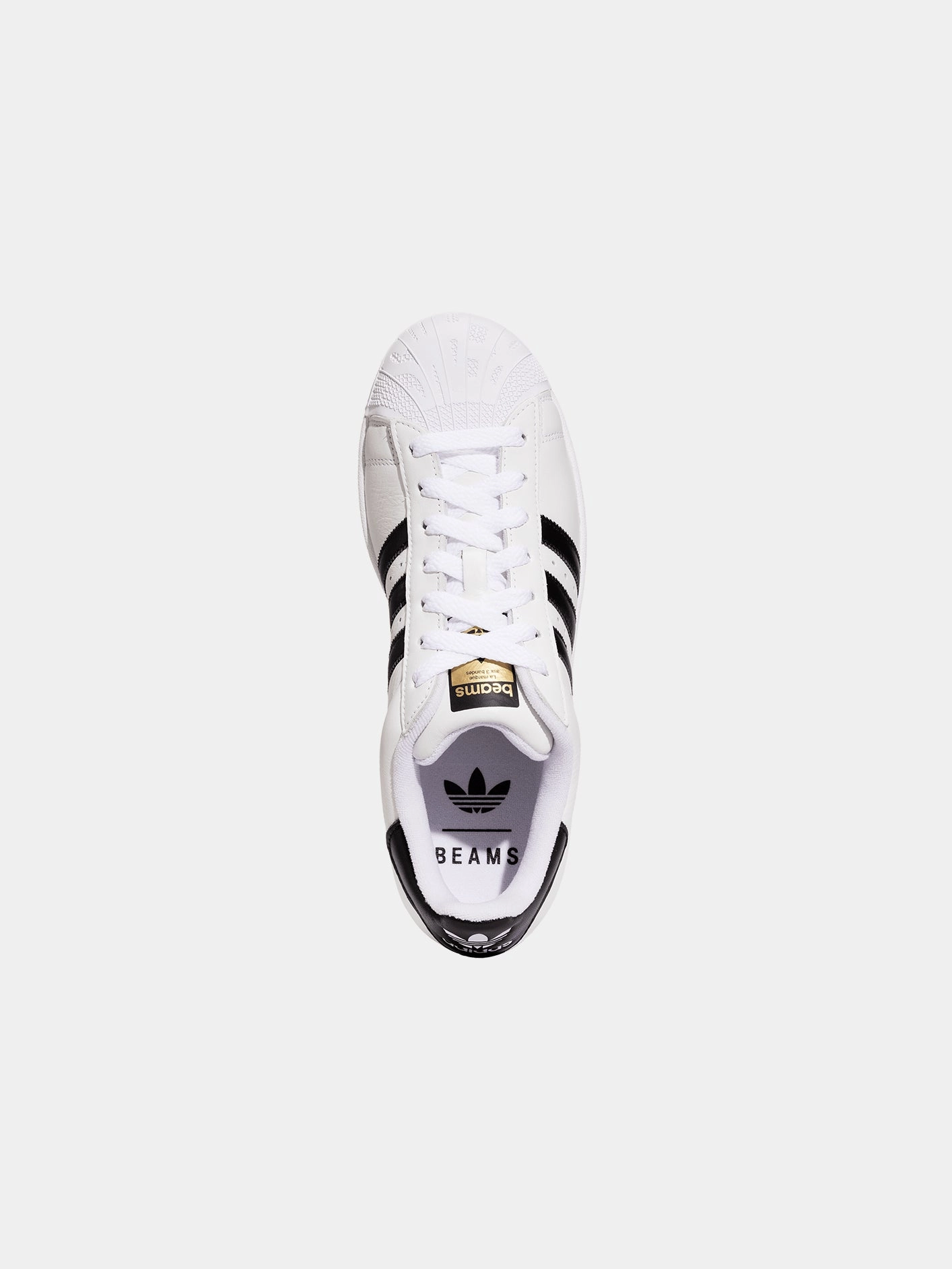 adidas Consortium x Beams Superstar "White/Core Black" Daily Glide-Step