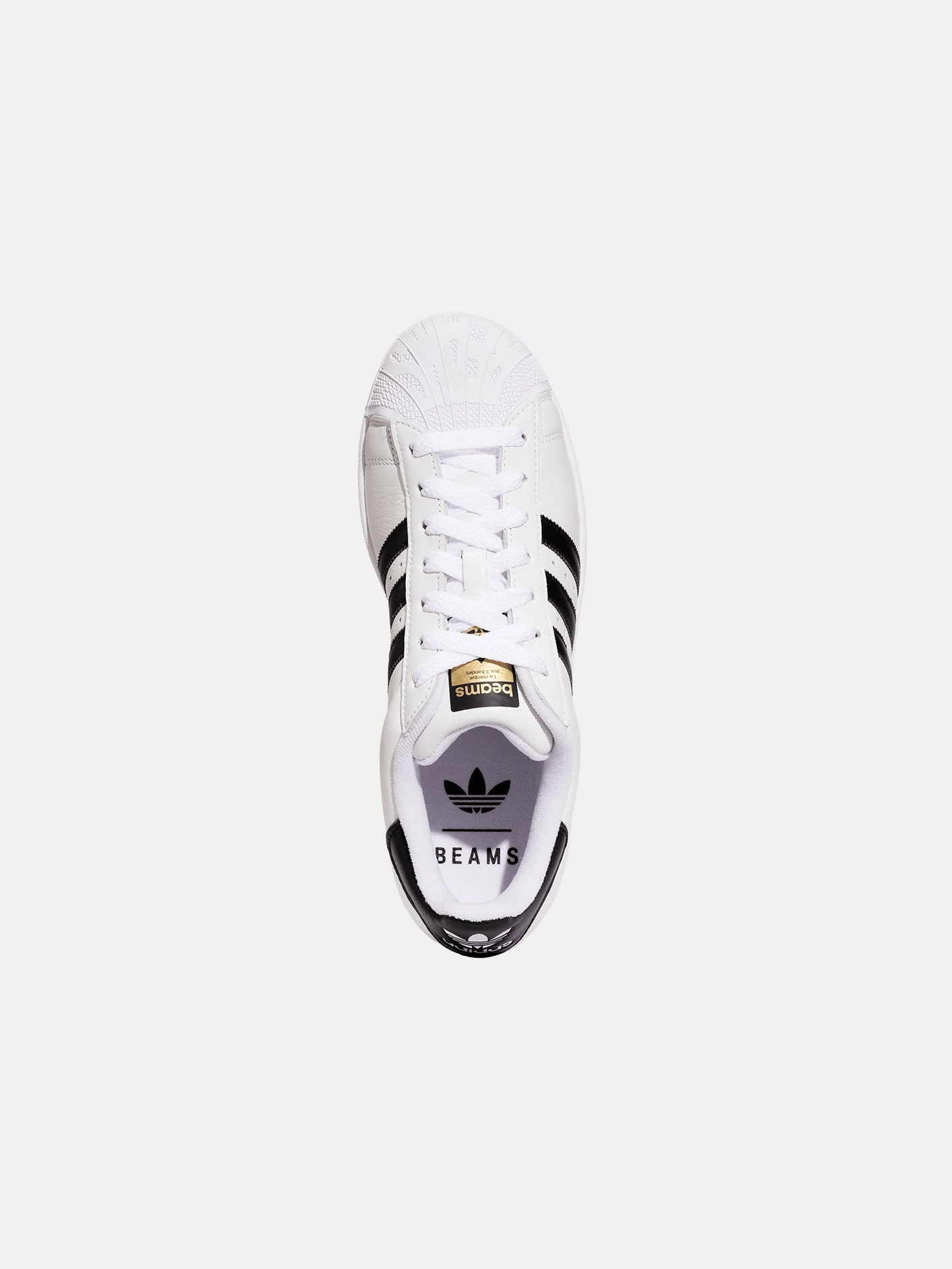 adidas Consortium x Beams Superstar "White/Core Black" Daily Glide-Step