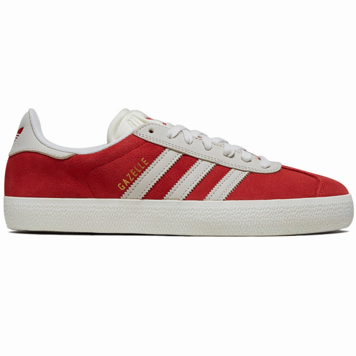 Adidas Gazelle Adv Shoes - Better Scarlet/Core White/Gold Metallic Gift Wrapping Fashion Basics