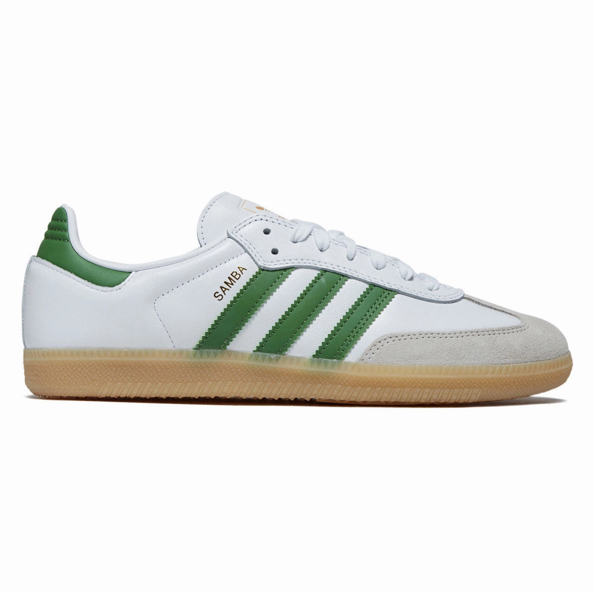 Adidas Samba ADV Shoes - Ftwr White/Green/Gum Toys Model Kits