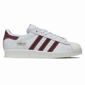Adidas Superstar 80 ADV Shoes - Crystal White/Red/Off White Flowers Computers
