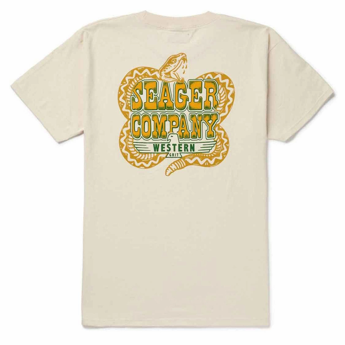 Affordable Fashion Seager Rattler T-Shirt - Vintage White Tickets