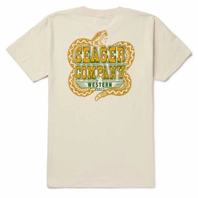 Affordable Fashion Seager Rattler T-Shirt - Vintage White Tickets