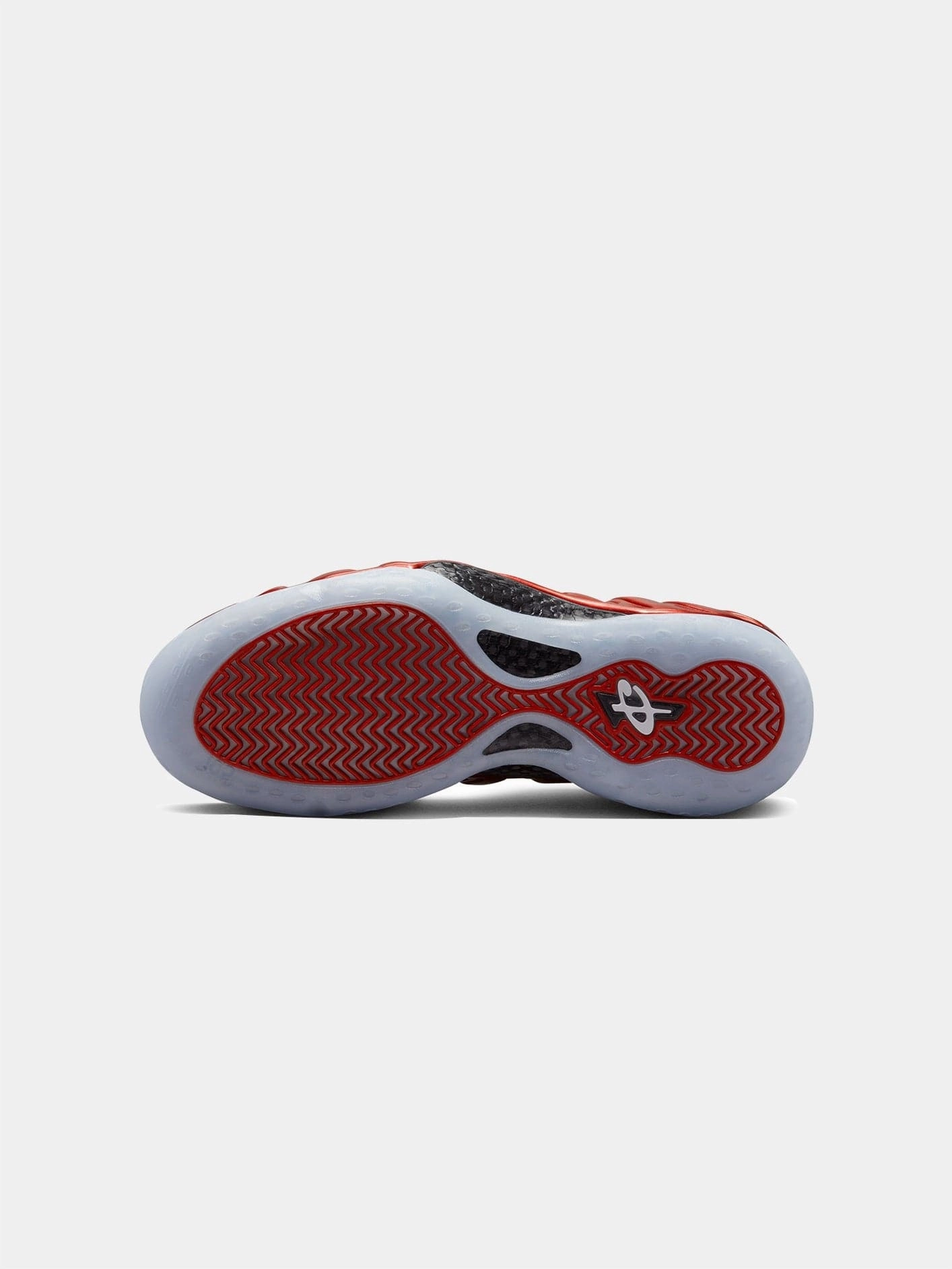 Air Foamposite One "Metallic Red" Travel Step Move-In
