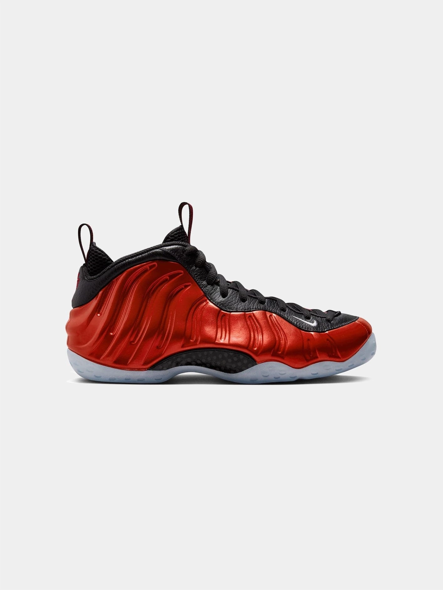 Air Foamposite One "Metallic Red" Flexible Comfort Shoes. Minimalist Style