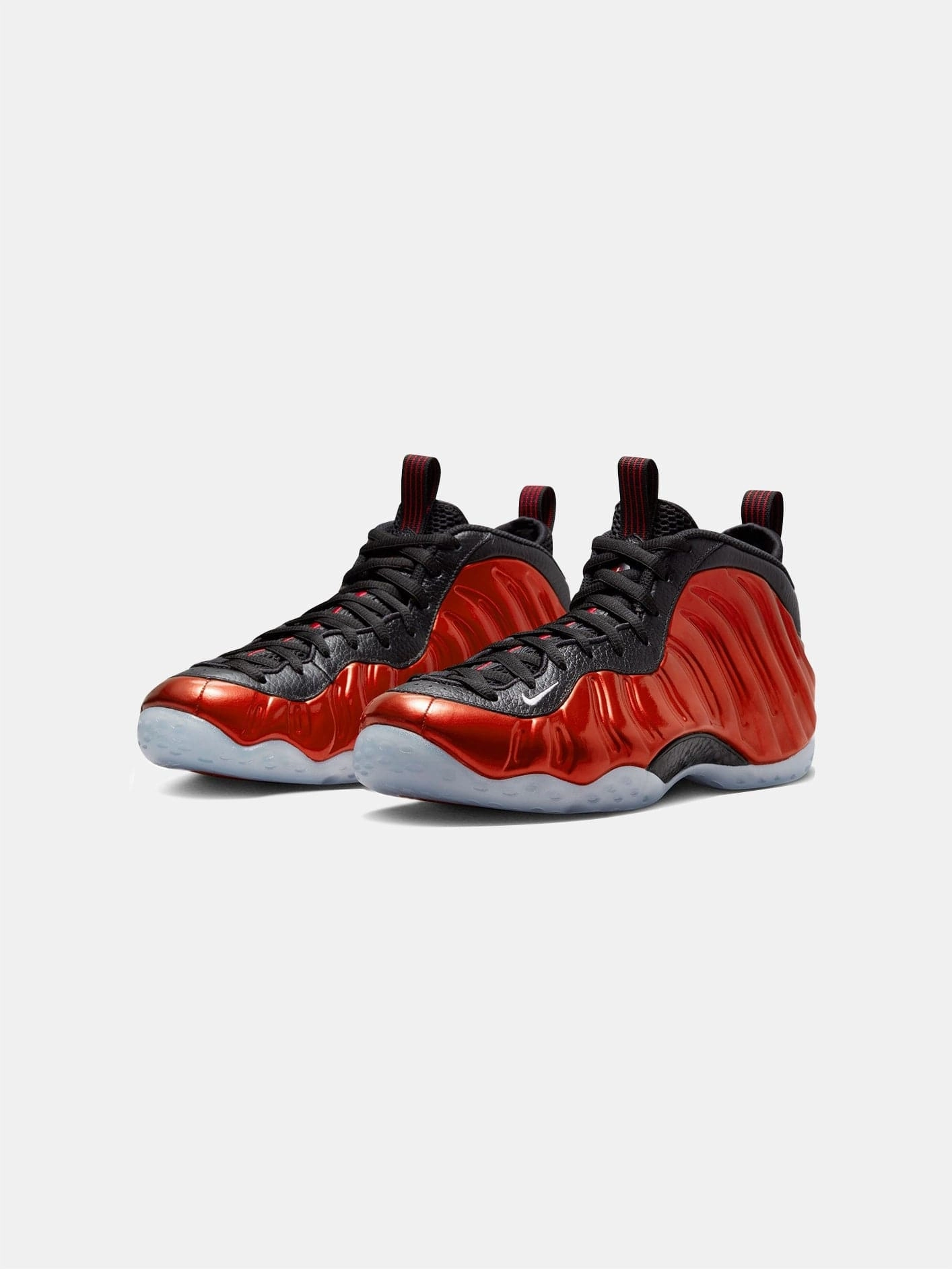 Air Foamposite One "Metallic Red" Travel Step Move-In