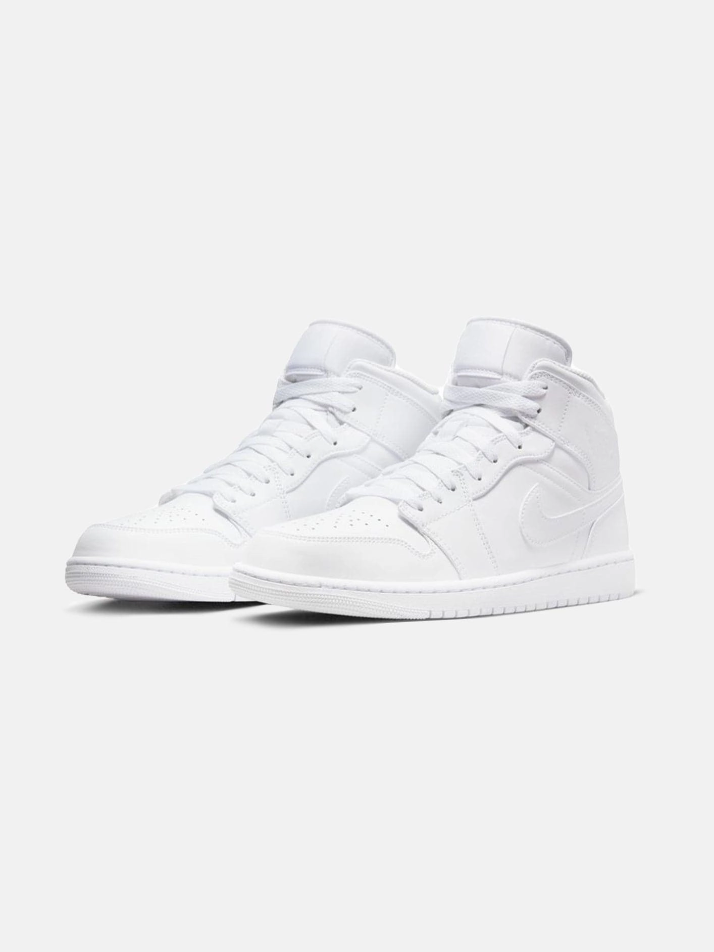 Air Jordan 1 Mid "Triple White" Modern Step-In