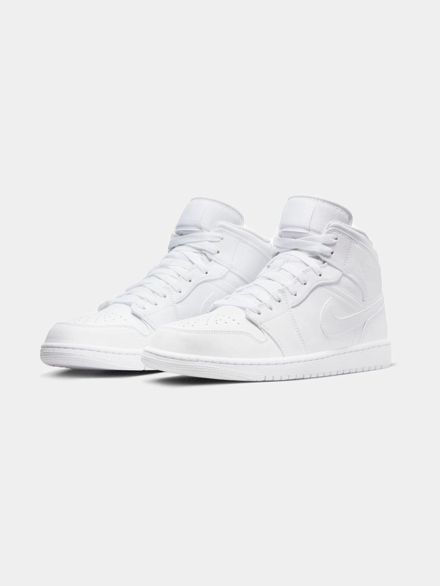 Air Jordan 1 Mid "Triple White" Modern Step-In