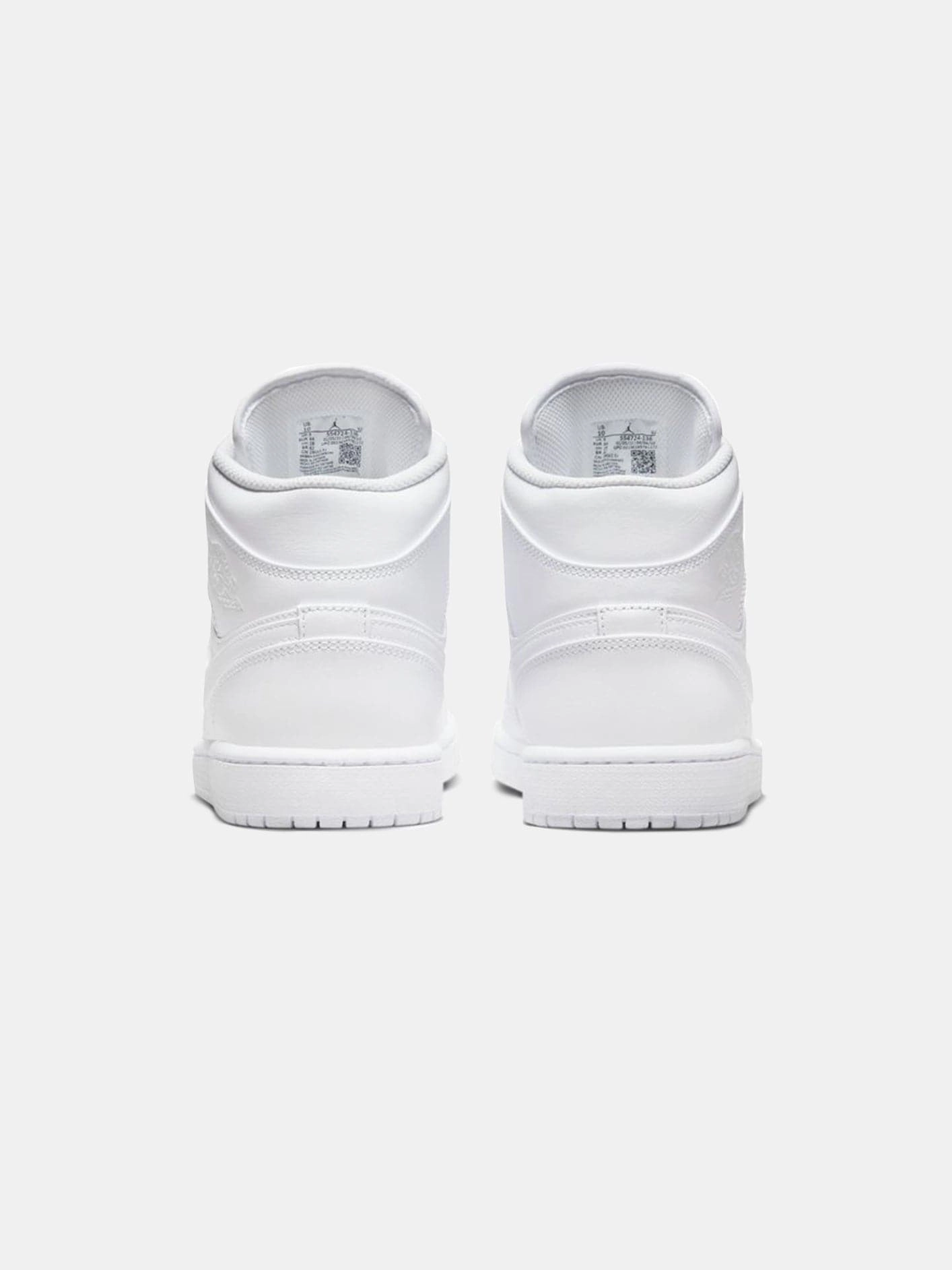 Air Jordan 1 Mid "Triple White" Modern Step-In