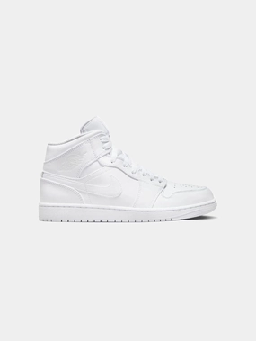 Fun Step Air Jordan 1 Mid "Triple White"