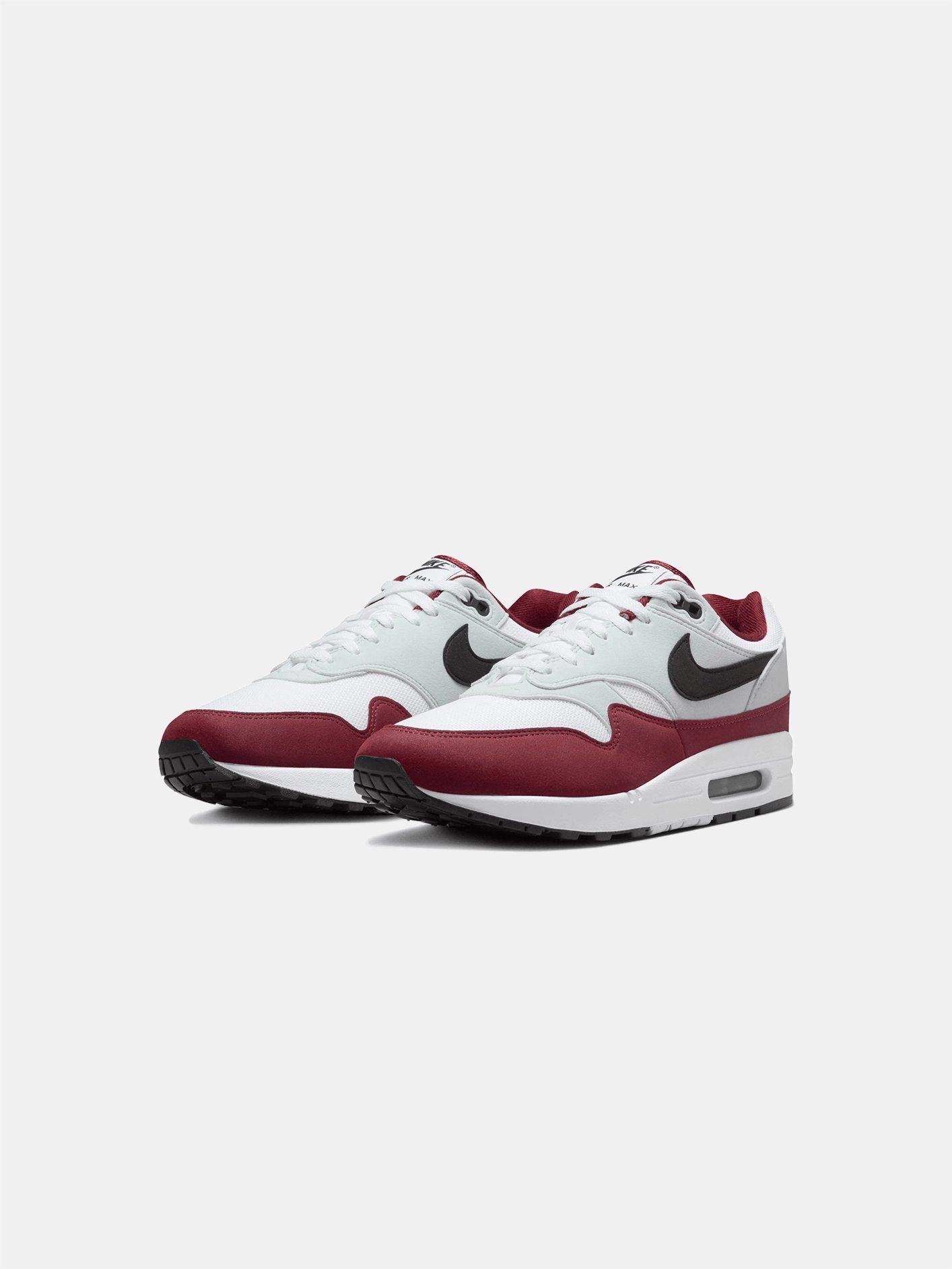 Air Max 1 "Dark Team Red" Cushioned Footbed