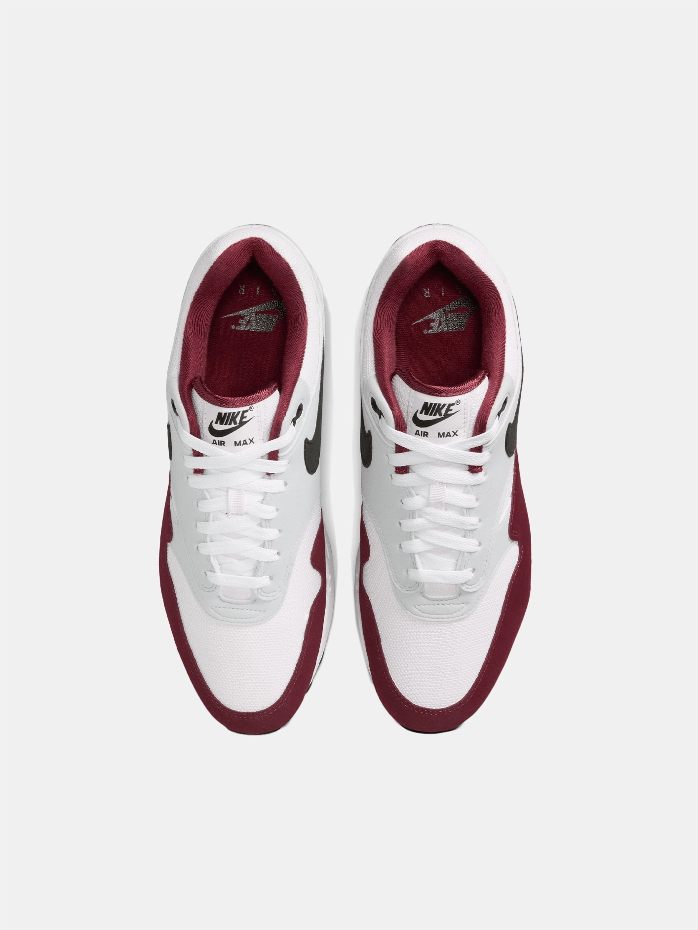 Air Max 1 "Dark Team Red" Cushioned Footbed