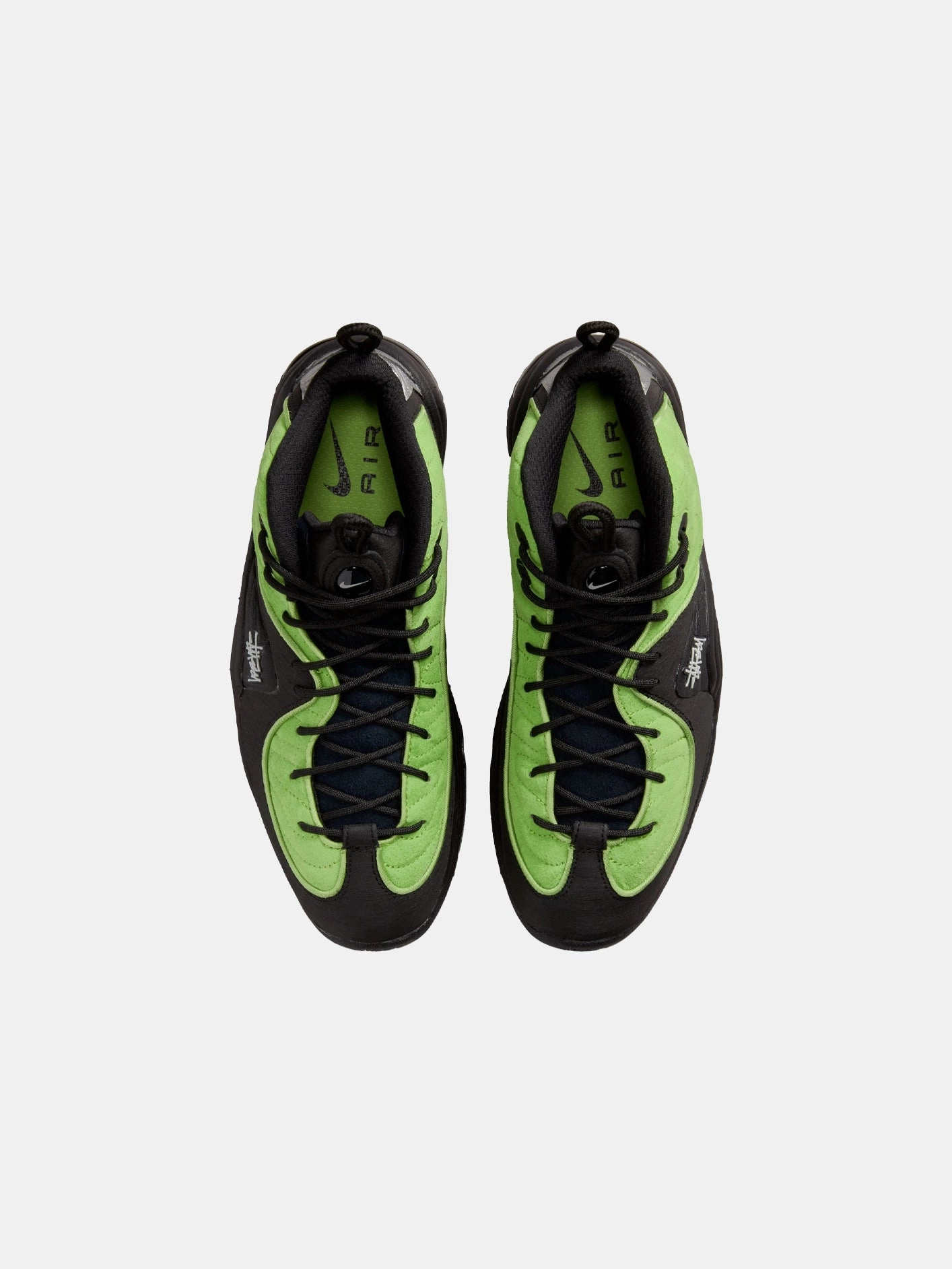 Air Penny 2 x Stssy "Vivid Green and Black" Travel Lite