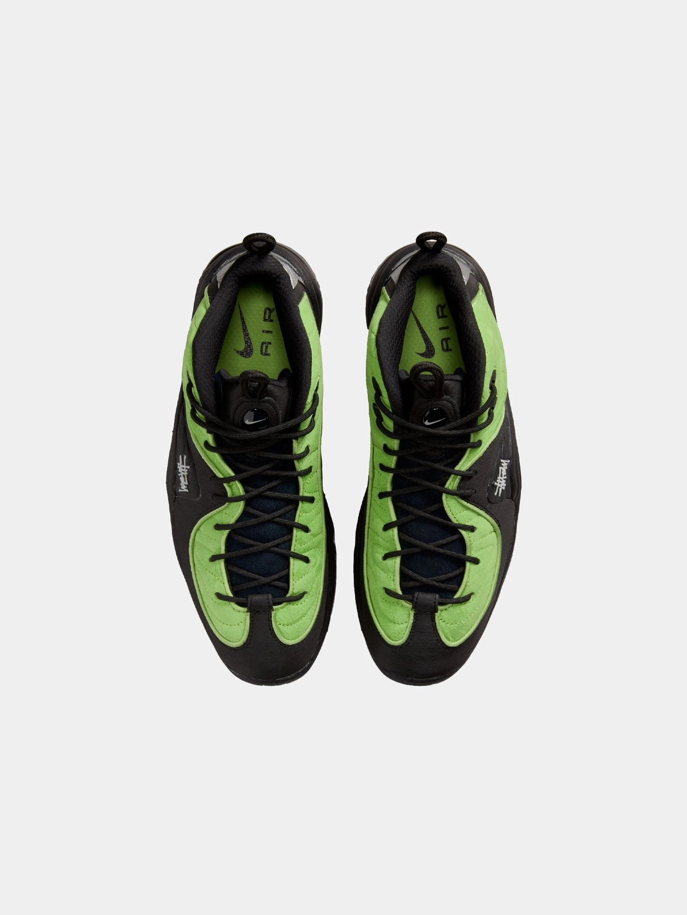 Air Penny 2 x Stssy "Vivid Green and Black" Travel Lite