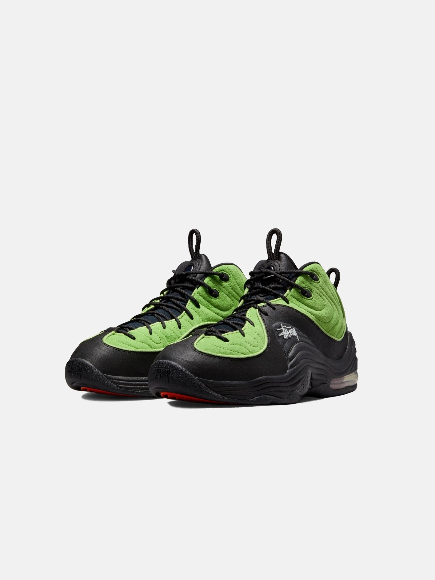 Air Penny 2 x Stssy "Vivid Green and Black" Travel Lite