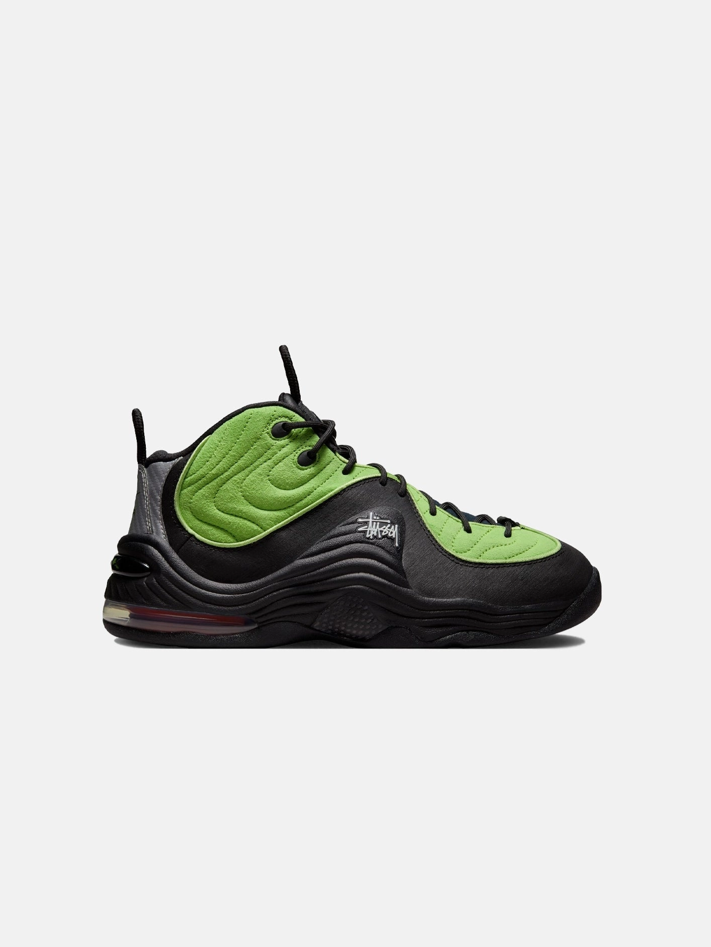 All Day Wear Air Penny 2 x Stssy "Vivid Green and Black"