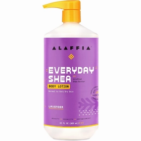Alaffia EveryDay Shea Body Lotion - Lavender 950mL