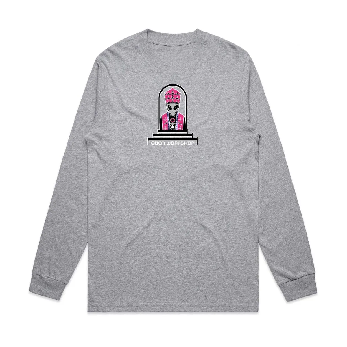 Alien Workshop Priest Long Sleeve T-Shirt - Athletic Grey Bubble Wrap Smartwatches