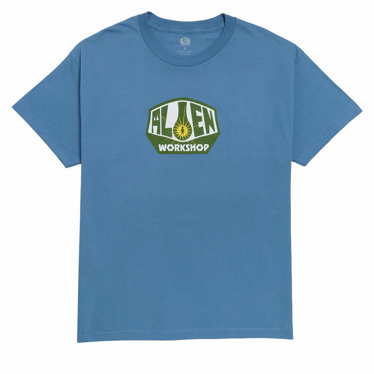 Alien Workshop OG Logo T-Shirt - Denim Blue School Supplies Sustainable Materials