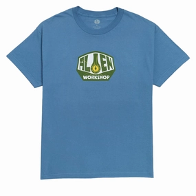 Alien Workshop OG Logo T-Shirt - Denim Blue School Supplies Sustainable Materials