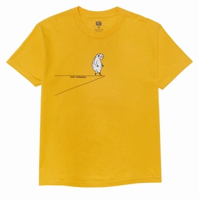 Alien Workshop Sheeple Cliff T-Shirt - Gold Graphic Design Tops
