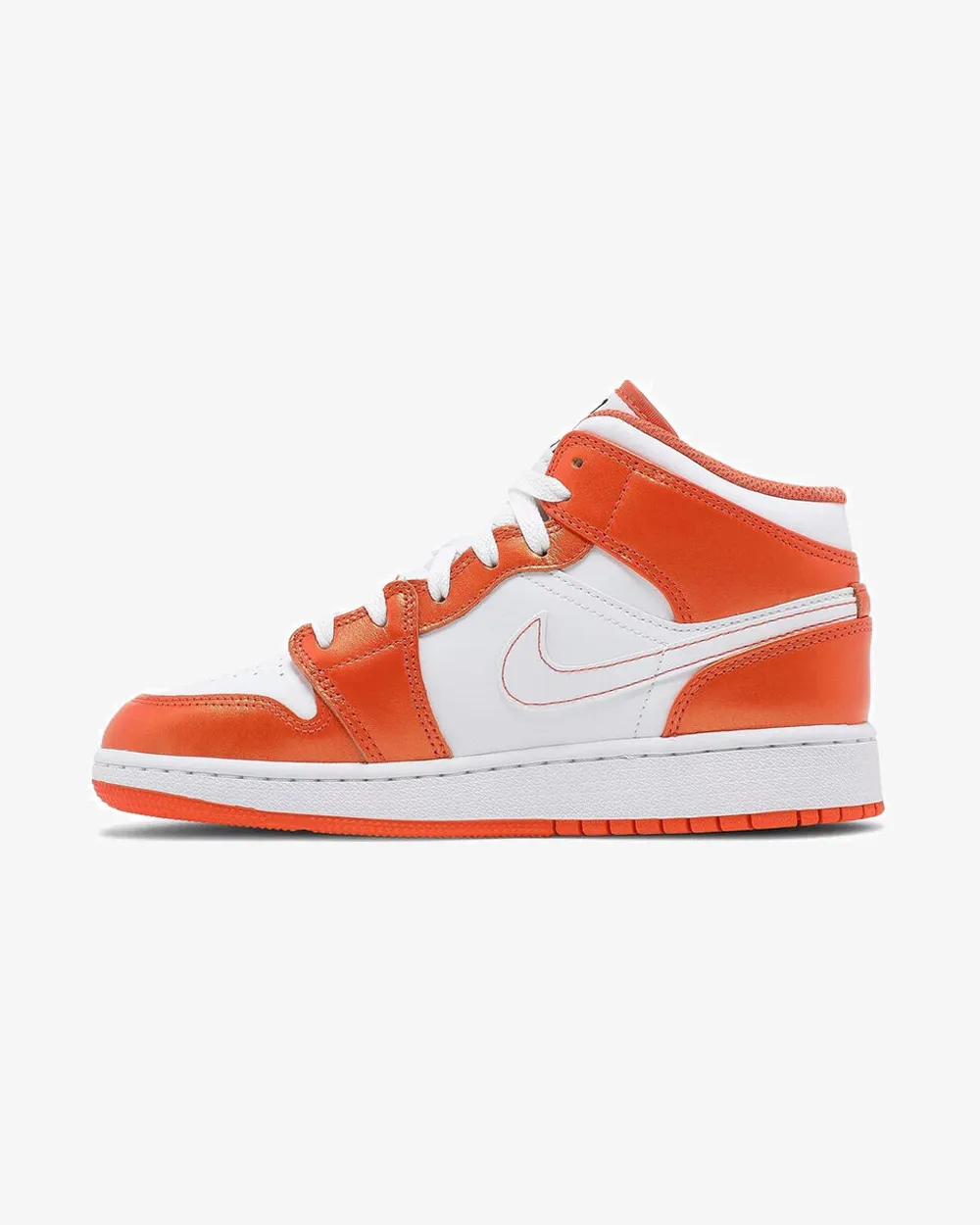 All-around comfort NIKE AIR JORDAN1 MID SE GS ELECTRO ORANGE