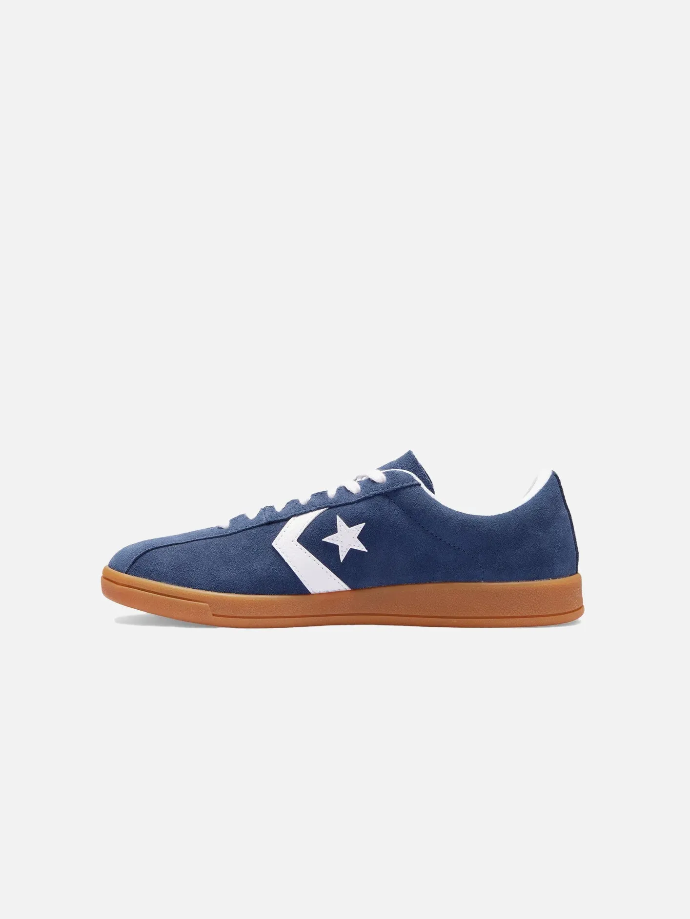 All Star Classic Trainer Suede - Navy/Gum Sleek Appearance
