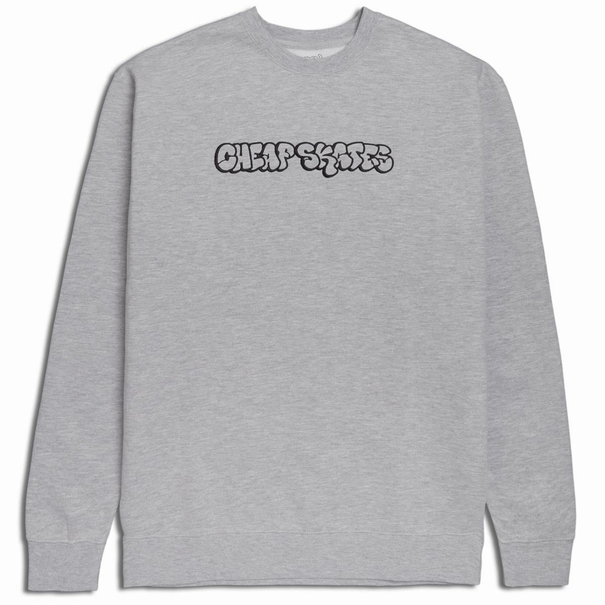 All-Gender Fashion CCS Cheap Skates Tag Heavy Crewneck Sweatshirt - Heather Grey Console Games