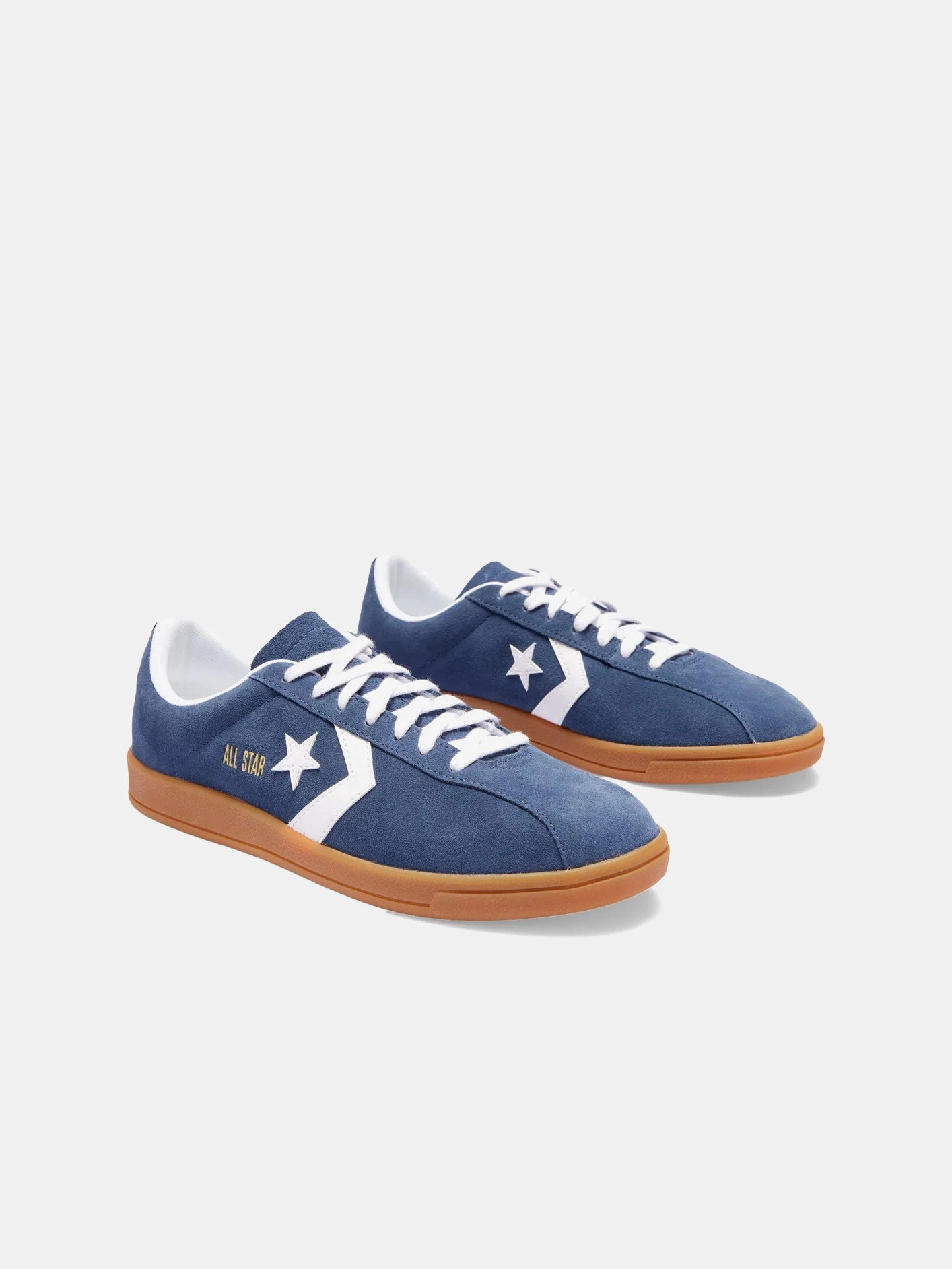 All Star Classic Trainer Suede - Navy/Gum Sleek Appearance