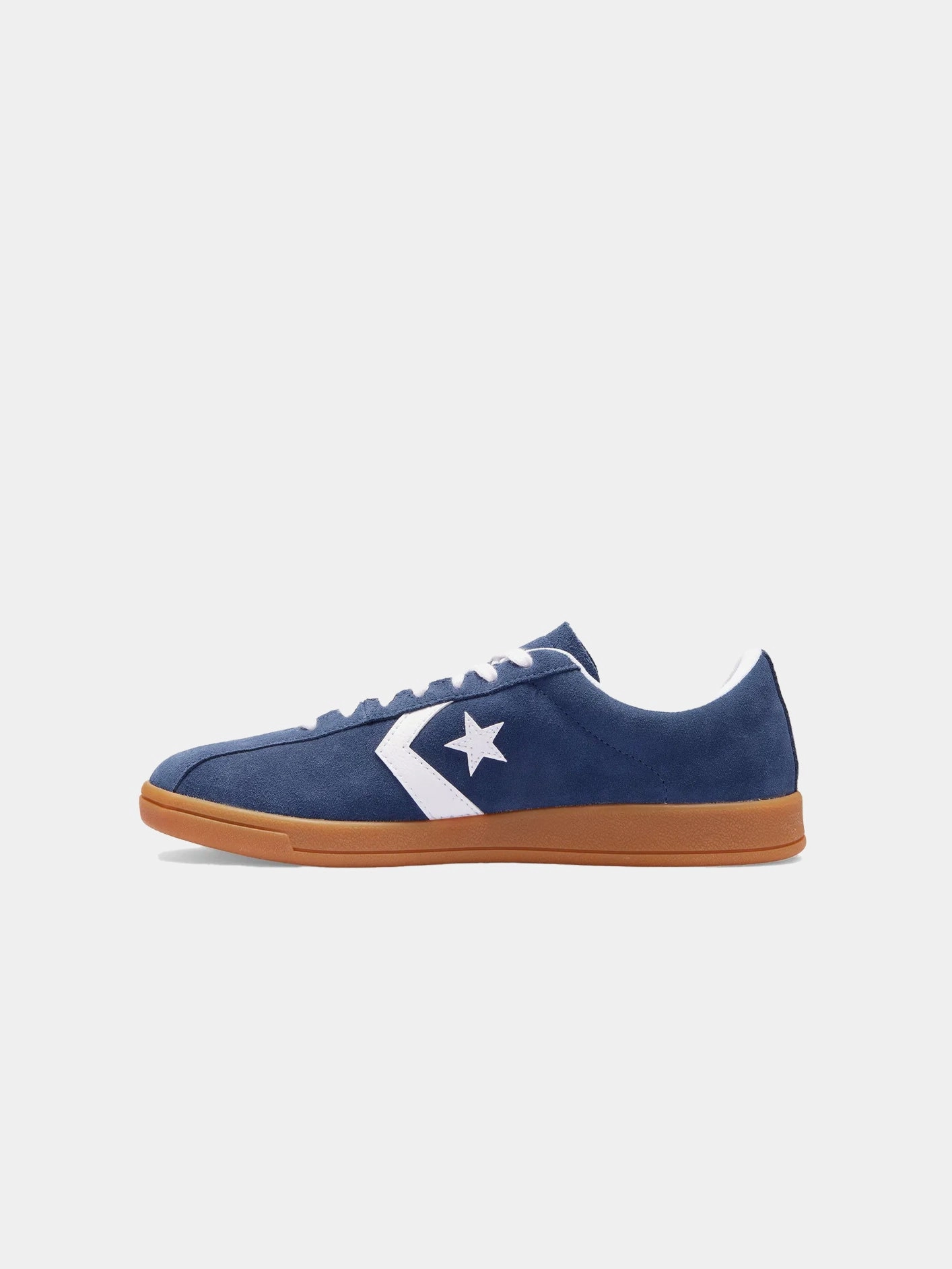 All Star Classic Trainer Suede - Navy/Gum Sleek Appearance