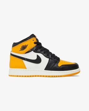 NIKE AIR JORDAN1 RETRO HIGH OG GS YELLOW TOE Plush flexibility Modern Look