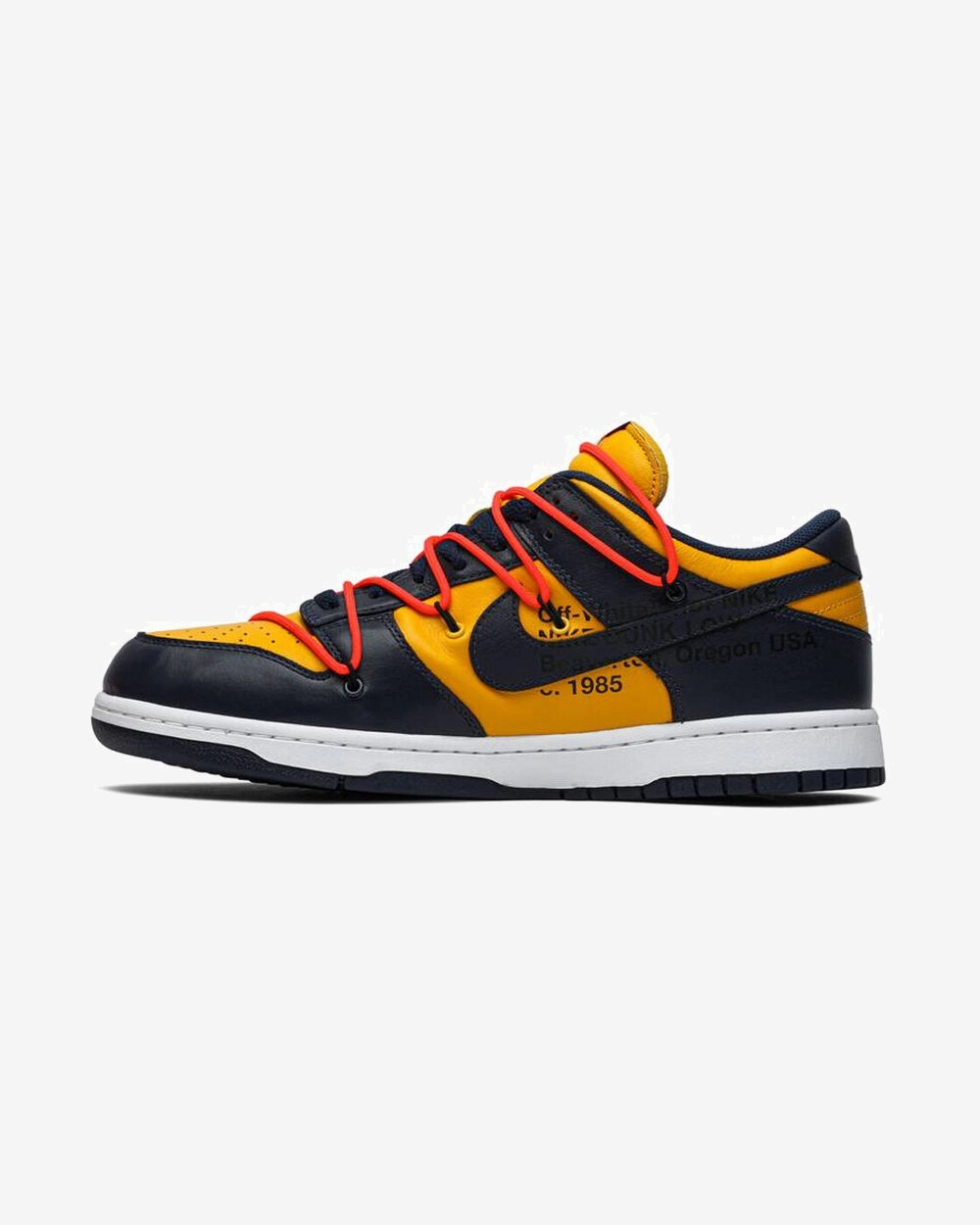 All-weather look NIKE X OFF WHITE DUNK LOW MICHIGAN NAVY